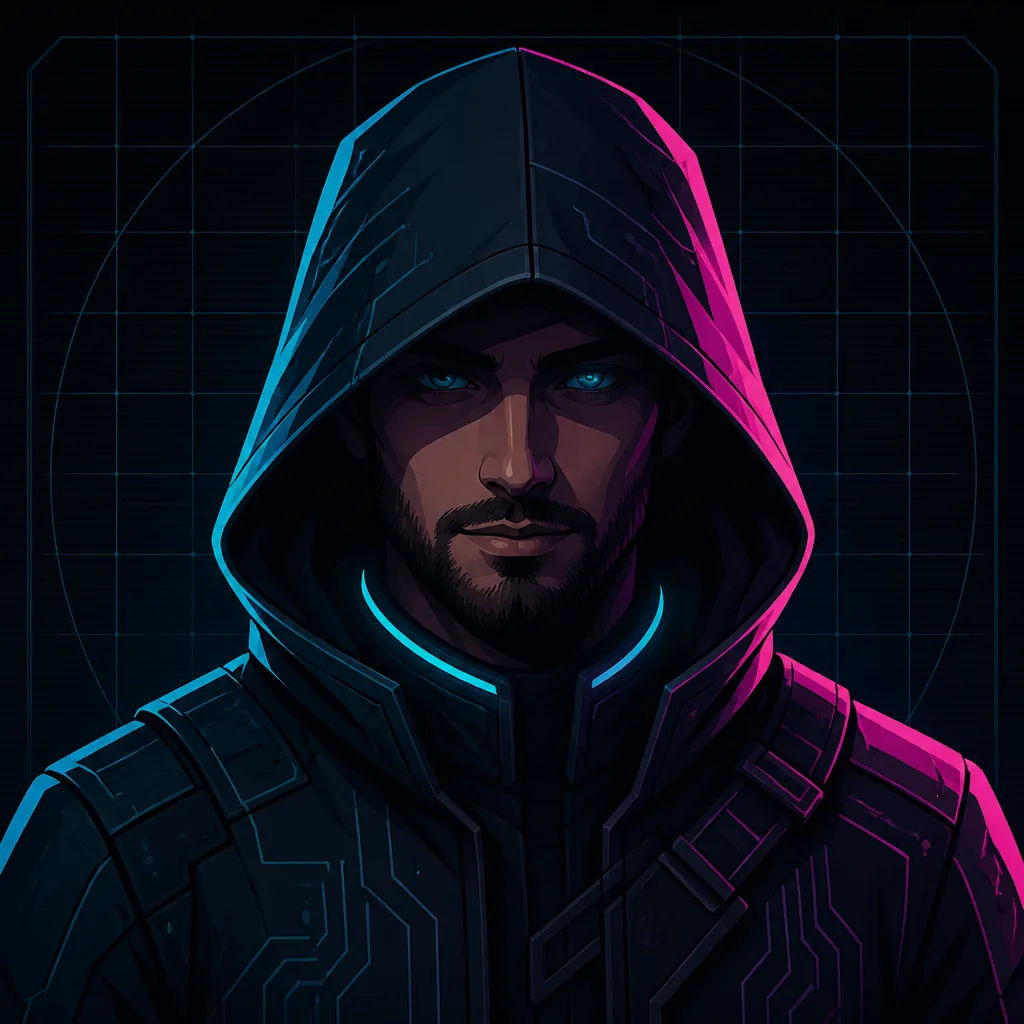 Stylized portrait of the operator